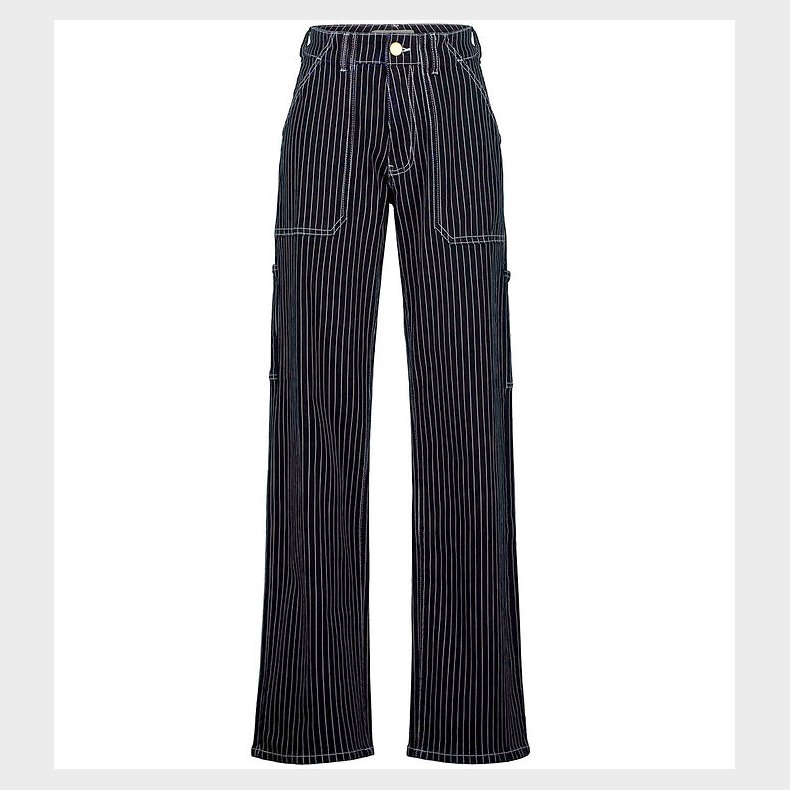 Sofie Schnoor Girls Jeans - Dark Blue Stribet