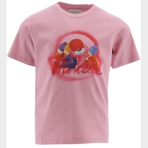 Moncler T-shirt - Dusty Rose m. Print