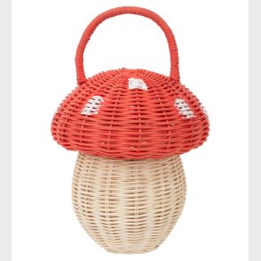 Meri Meri Kurv - 20x18 cm - Mushroom basket