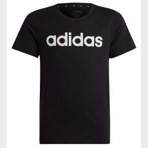 adidas Performance T-shirt - G LIN T - Sort/Hvid