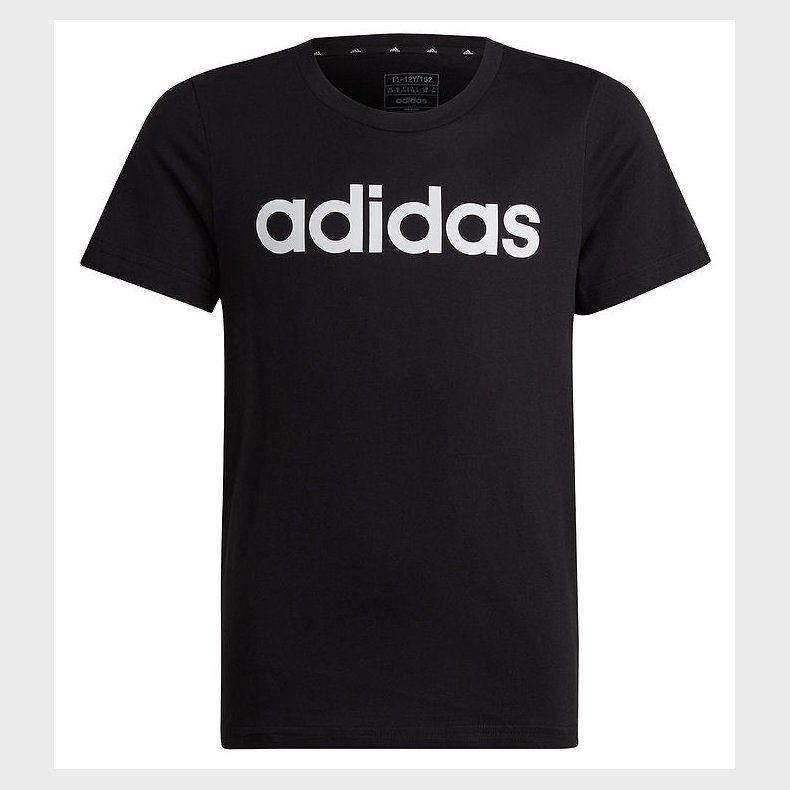 adidas Performance T-shirt - G LIN T - Sort/Hvid