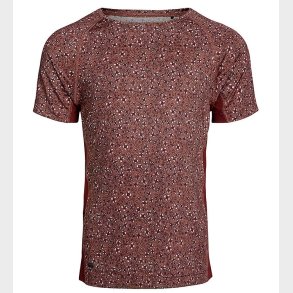 Rethinkit T-shirt - Carla - Rose Brown Flowers