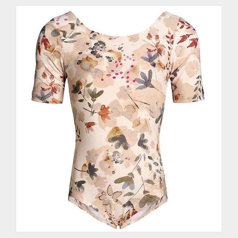 Rethinkit Gymnastikdragt k/� - Fraya - Flower Camouflage