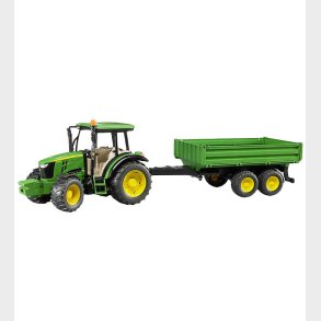 Bruder Arbejdsmaskine - John Deere 5115M m. Trailer - 2108