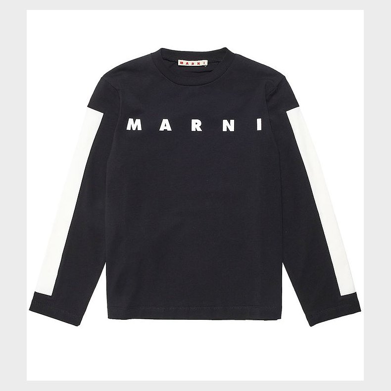Marni Bluse - Sort m. Hvid