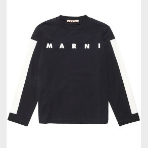 Marni Bluse - Sort m. Hvid