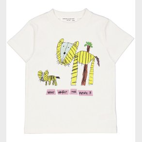 Green Cotton x WWF T-shirt - Balsam Cream m. Tiger