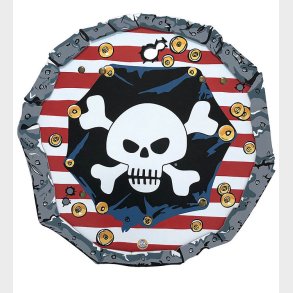 Liontouch Udkl�dning - Pirat-skjold - R�d/Hvid