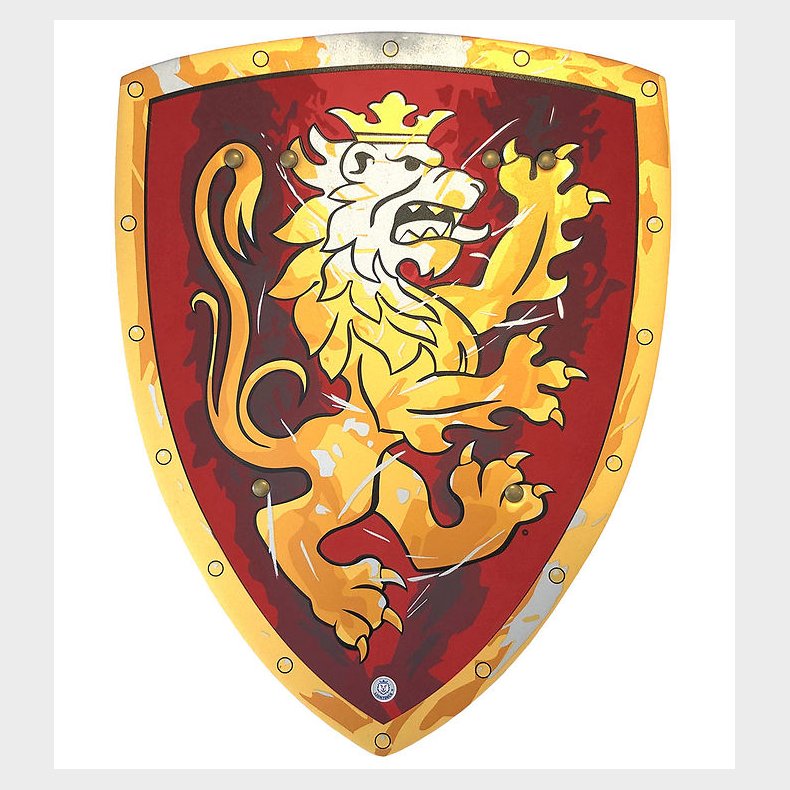 Liontouch Udkl�dning - Noble Knight-Skjold - R�d