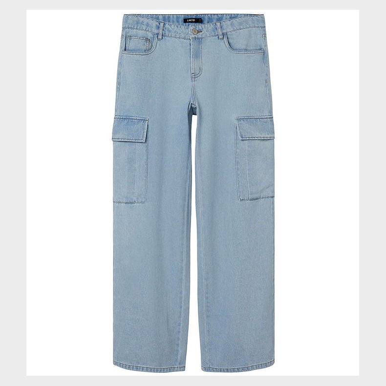 LMTD Jeans - Cargo - NlfTartizza - Light Blue Denim