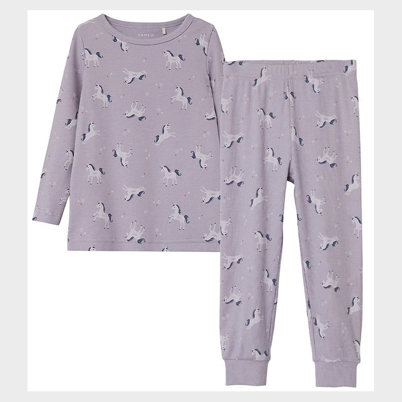 Name It Nattj - Noos - NmfNightset Unicorn - Lavender Aura m. E