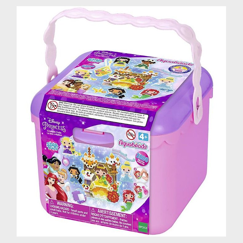 Aquabeads Perlest - 2500+ stk. - Disney Princess Creation Cube