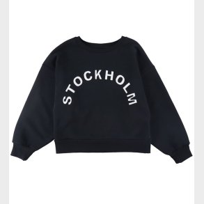 LMTD Sweatshirt - NlfKynthe - Sort/Hvid m. Tekst