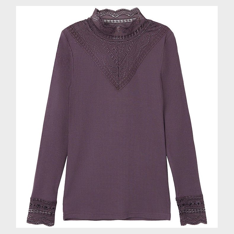 Name It Bluse - Rib - Noos - NkfNuri - Arctic Dusk