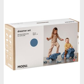 MODU Dreamer St - 34 Dele - 70x40x20 cm - Deep Blue/Sky Blue