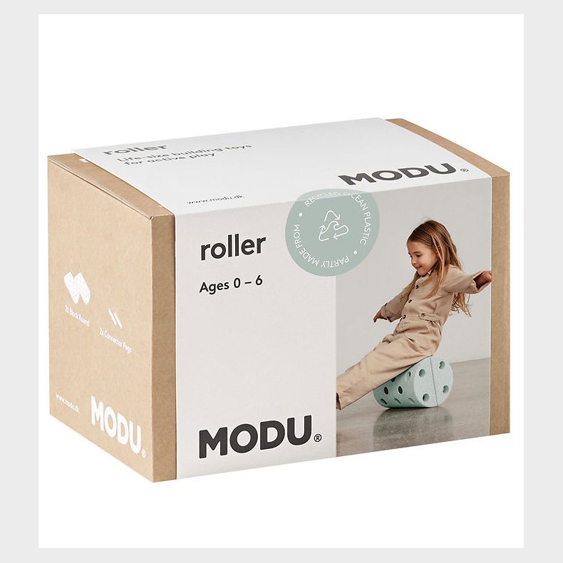 MODU Balancerulle - 4 Dele - 30x20x20 cm - Ocean Mint/Forest Gre