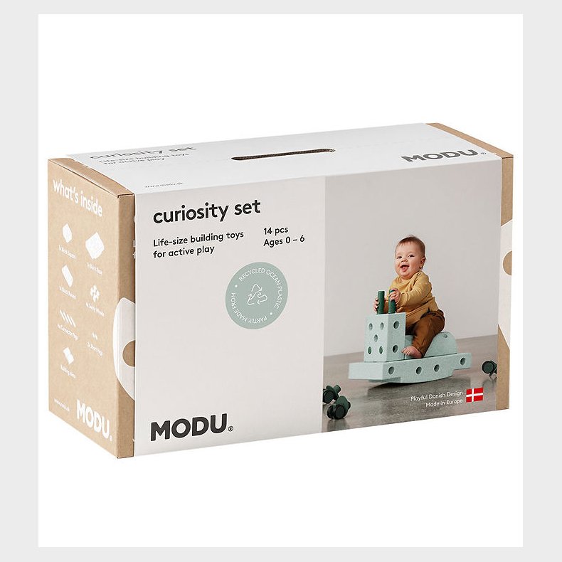 MODU Curiosity St - 14 Dele - 50x30x20 cm - Ocean Mint/Forest G