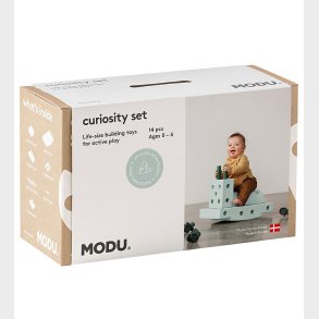 MODU Curiosity S�t - 14 Dele - 50x30x20 cm - Ocean Mint/Forest G