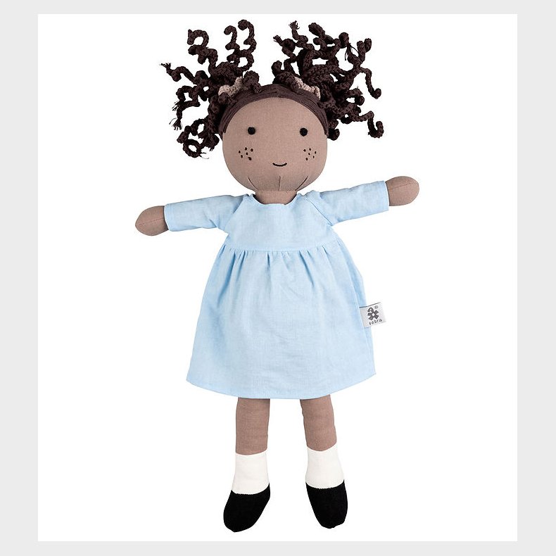 Sebra Dukke - Stof - 43 cm - Poppy