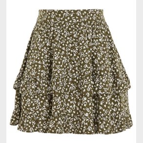 Tommy Hilfiger Nederdel - Flower Print - Putting Green