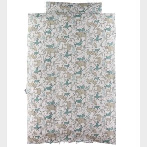 Nrgaard Madsens Sengetj - Junior - Hvid m. Nsehorn