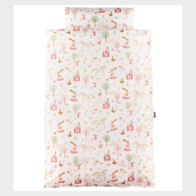 N�rgaard Madsens Senget�j - Baby - Hvid m. Eventyrhave