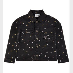 The New Overshirt - Denim - TnHellen - Phantom m. Blomster