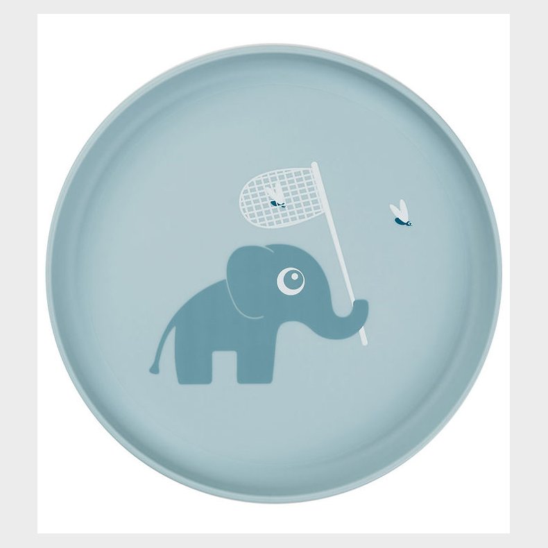 Done by Deer Tallerken - Termoplast - Elphee - Blue