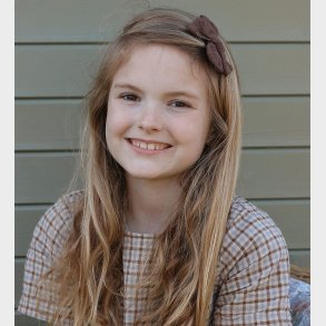 By Str Hrspnde m. Sljfe - Alvilda - 8x5 cm - Brun