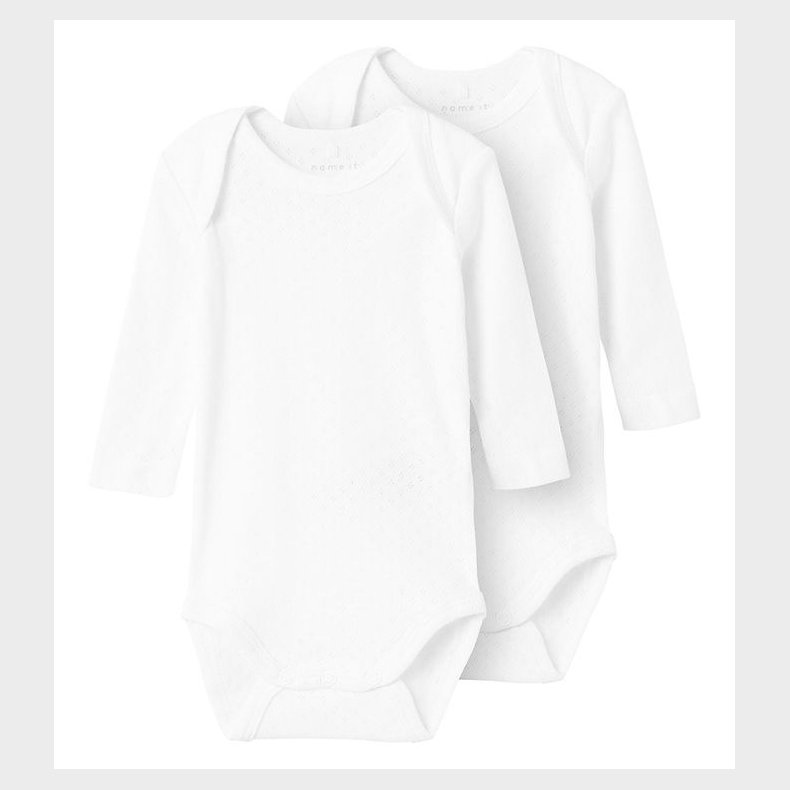 Name It Body l/ - NbfBody - 2-pak - Bright White