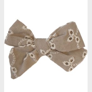 By Str Hrspnde m. Sljfe - Cornelia - 9x6 cm - Beige Broderi