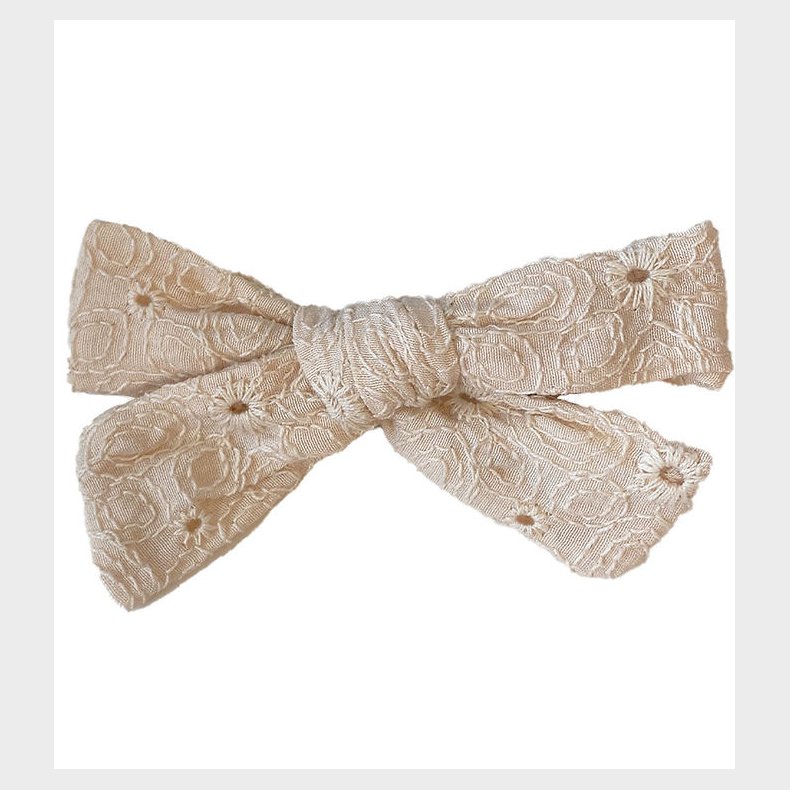 By Str Hrpnde m. Sljfe - Dorthea - 8x5 cm - Rhvid Broderi