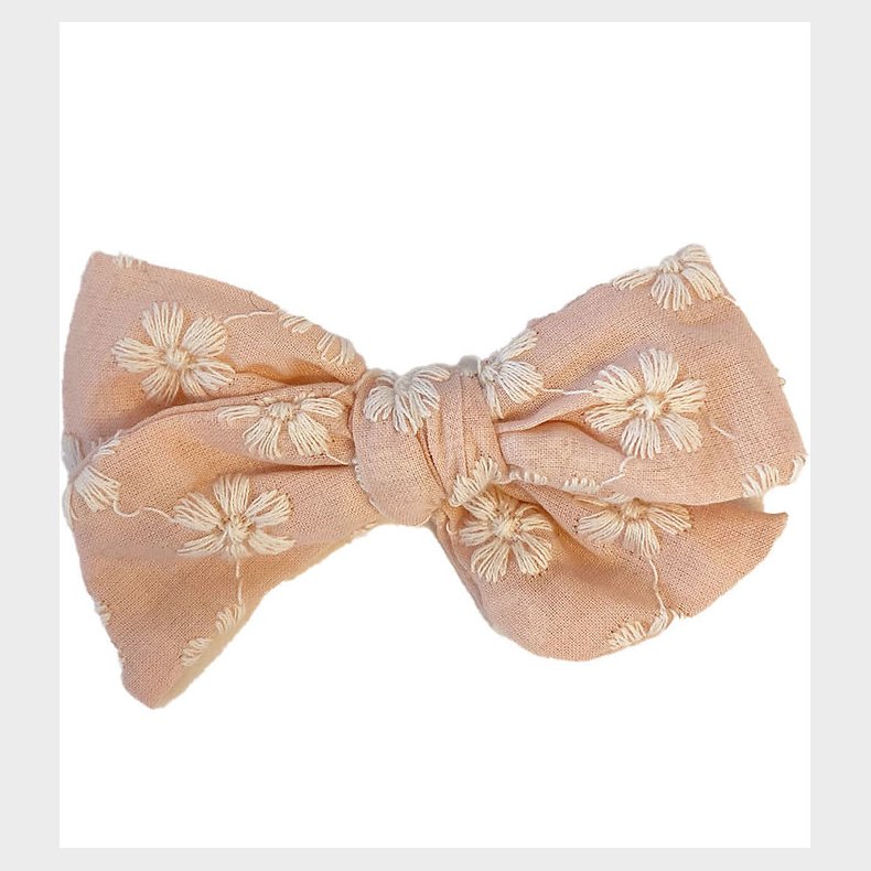 By Str Hrspnde m. Sljfe - Blanca - 9x6 cm - Lyserd m. Hvid