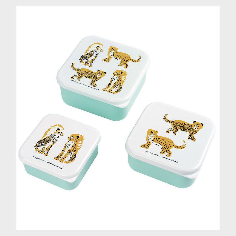 Petit Jour Paris Madkassest - 3 stk - 11,5 x 5,5 cm - Jaguarer