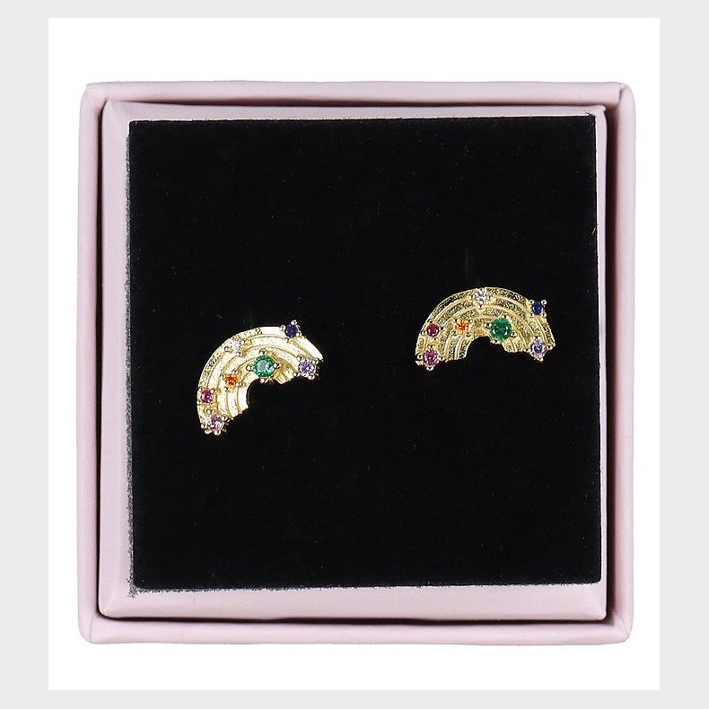 MillaVanilla reringe - Regnbue - Guld