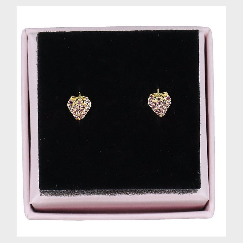 MillaVanilla �reringe - Jordb�r - Guld/Pink