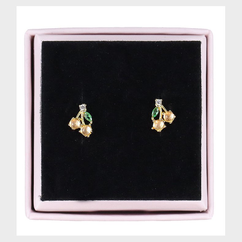 MillaVanilla �reringe - Cherry - Guld/Rosa