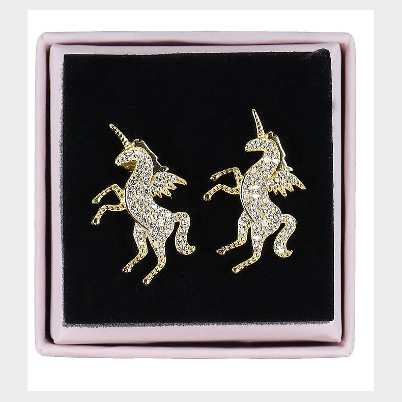 MillaVanilla �reringe - Enhj�rning - Guld/Klar