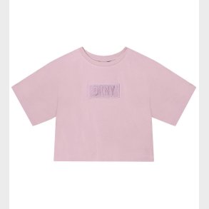 DKNY T-shirt - Cropped - Lilla m. Frott