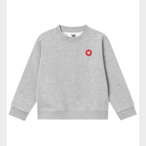 Wood Wood Sweatshirt - Rod - Grmeleret