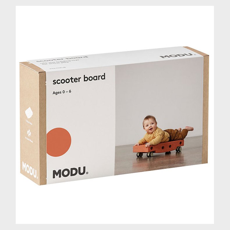 MODU Rullebrt - 5 Dele - 50x30x12 cm - Burnt Orange/Dusty Green