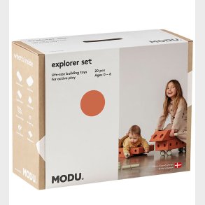 MODU Explorer St - 20 Dele - 55x40x20 cm - Burnt Orange/Dusty G
