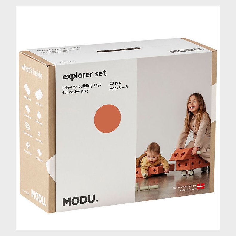 MODU Explorer St - 20 Dele - 55x40x20 cm - Burnt Orange/Dusty G