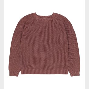 The New Bluse - Strik - TnHeather - Rose Brown m. Glimmer