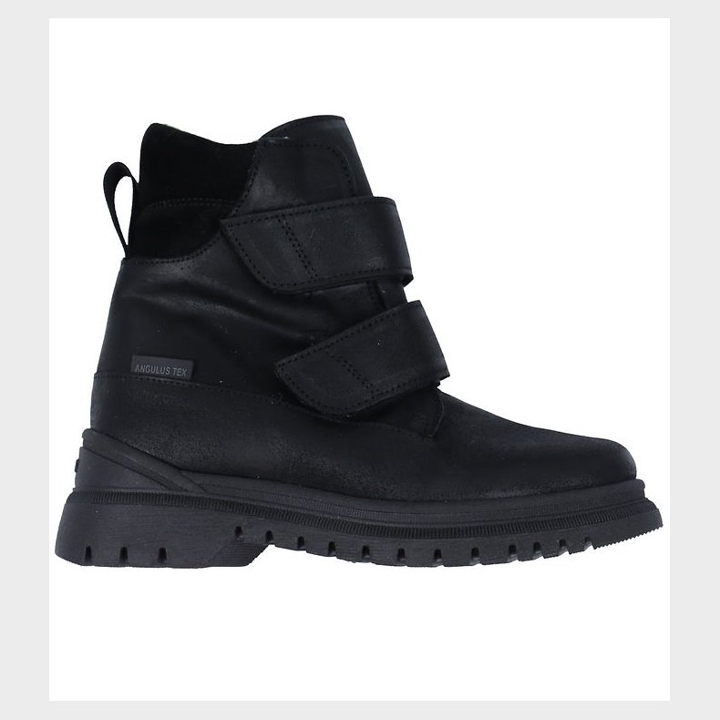 Angulus Vinterstvler - Tex - Sort m. For/Velcro