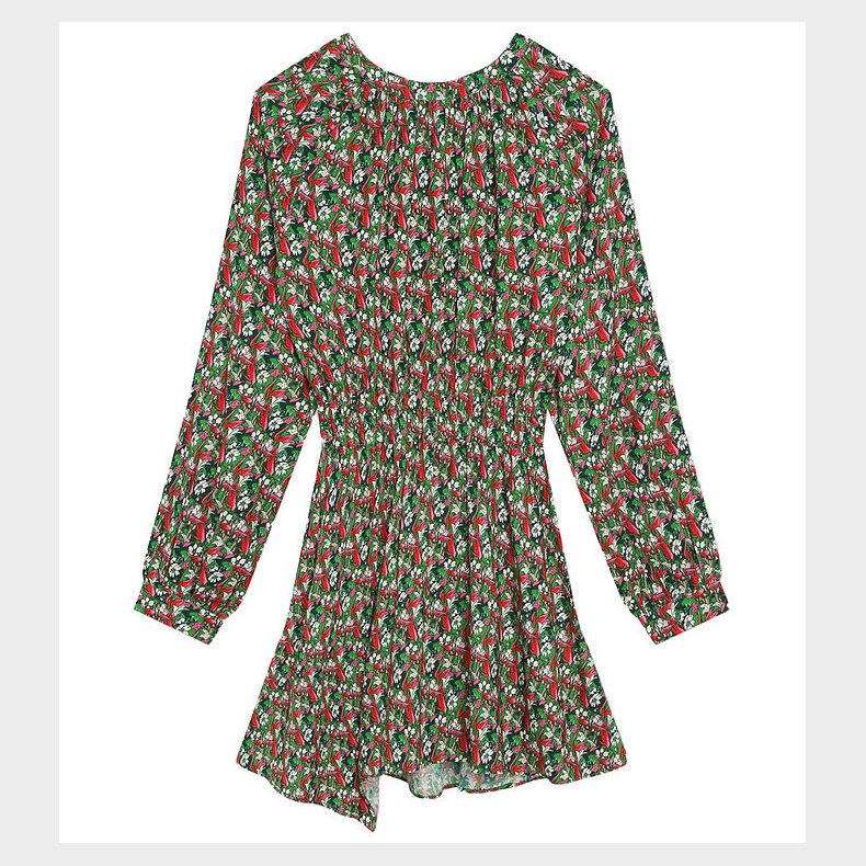 Zadig & Voltaire Kjole - Lime m. Blomster