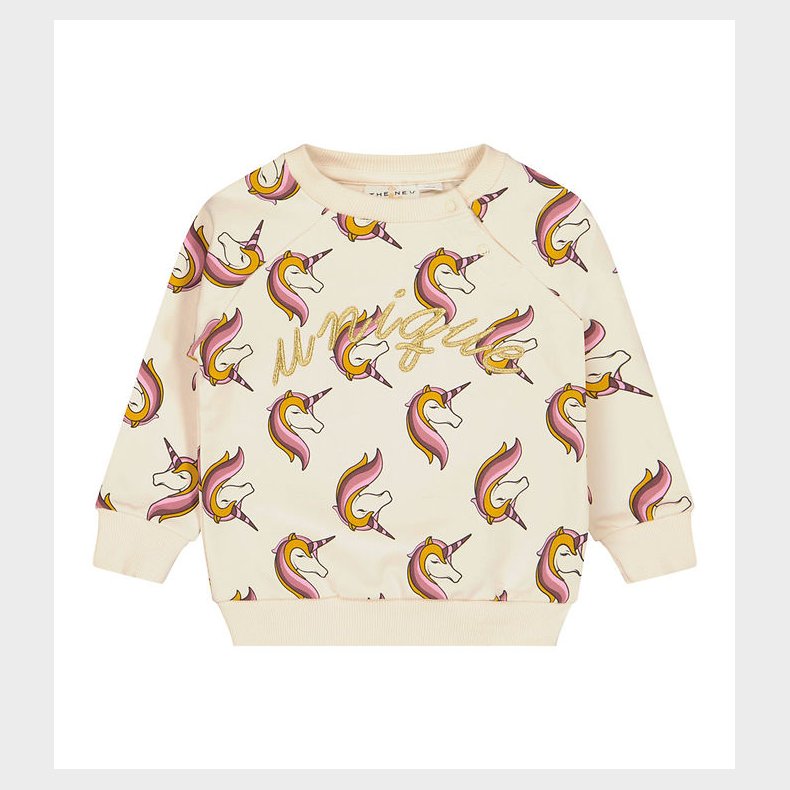 The New Siblings Sweatshirt - TnsHanni - White Swan m. Enhjrnin