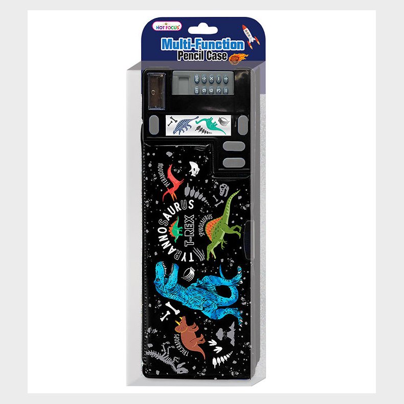 Hot Focus Penalhus m. Lommeregner - Dinosauer