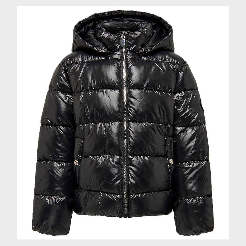 Kids Only Dynejakke - KogNewemmy - Black/Silver Trim