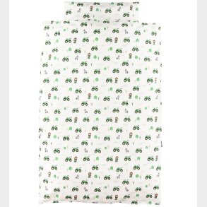 Nrgaard Madsens Sengetj - Voksen - Grn Traktor og Bonde